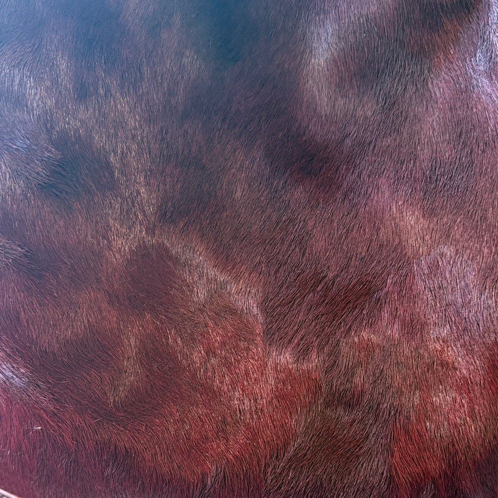 Burgundy Drawstring Backpack with Black Straps - … - image 4